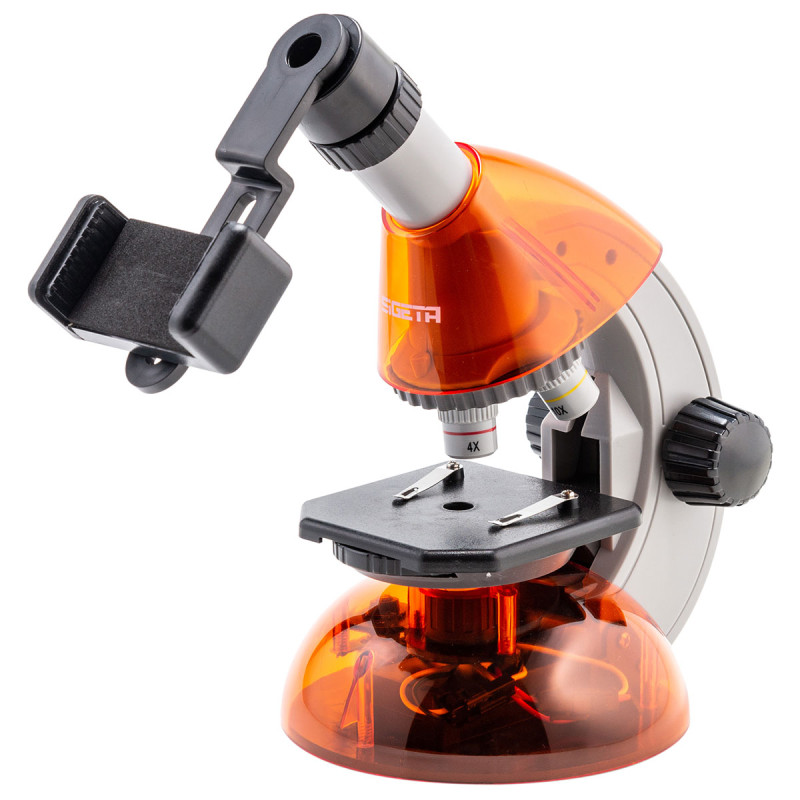 Мікроскоп SIGETA MIXI 40x-640x ORANGE (з адаптером для смартфона)