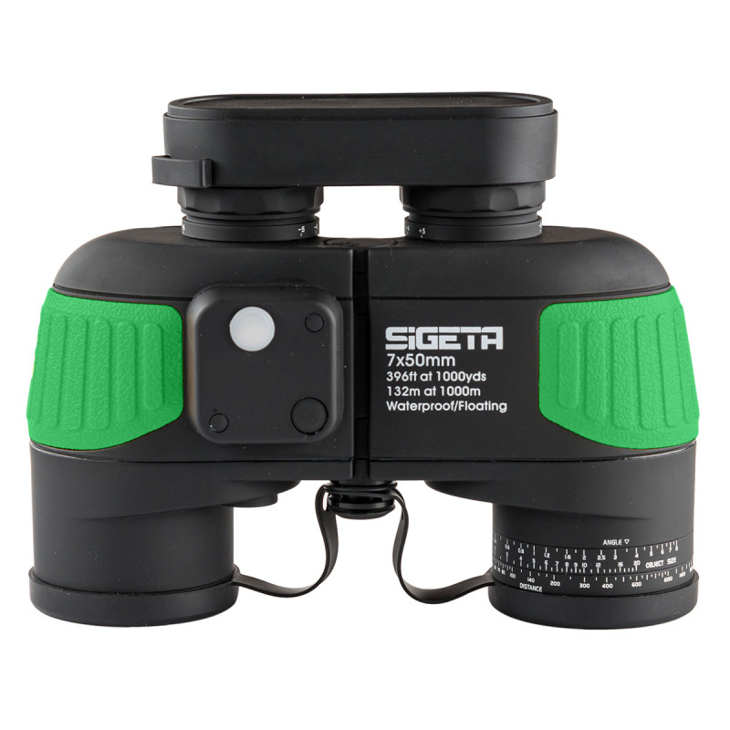 Бінокль SIGETA Admiral 7x50 Green floating/compass/reticle морський