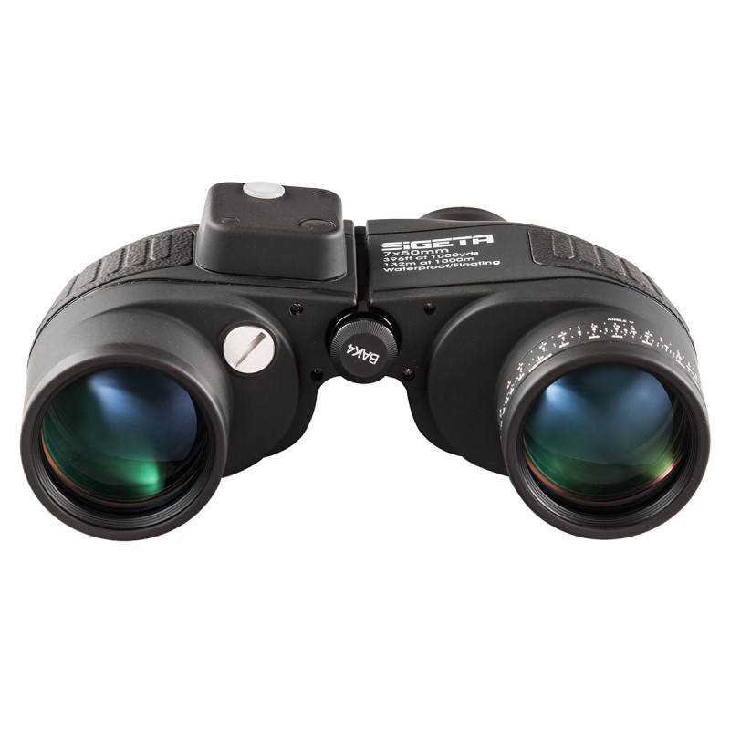 Бінокль SIGETA Admiral 7x50 Black floating/compass/reticle морський