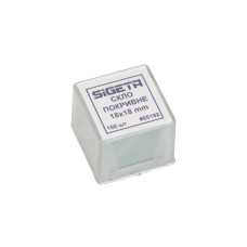Покривне скло SIGETA 18x18 мм (100 шт.)