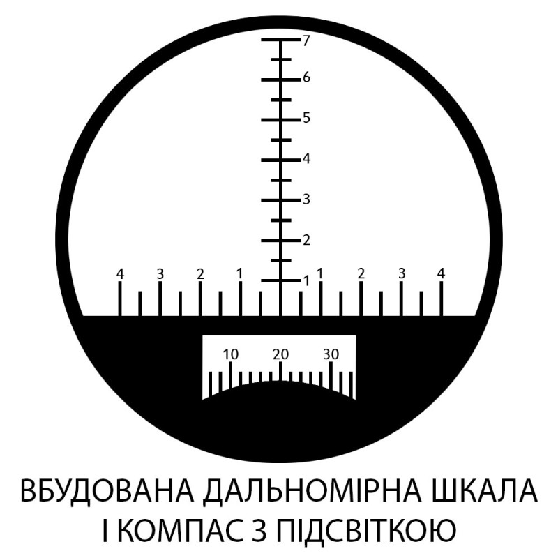 Бінокль SIGETA General 10x50 Camo floating/compass/reticle морський